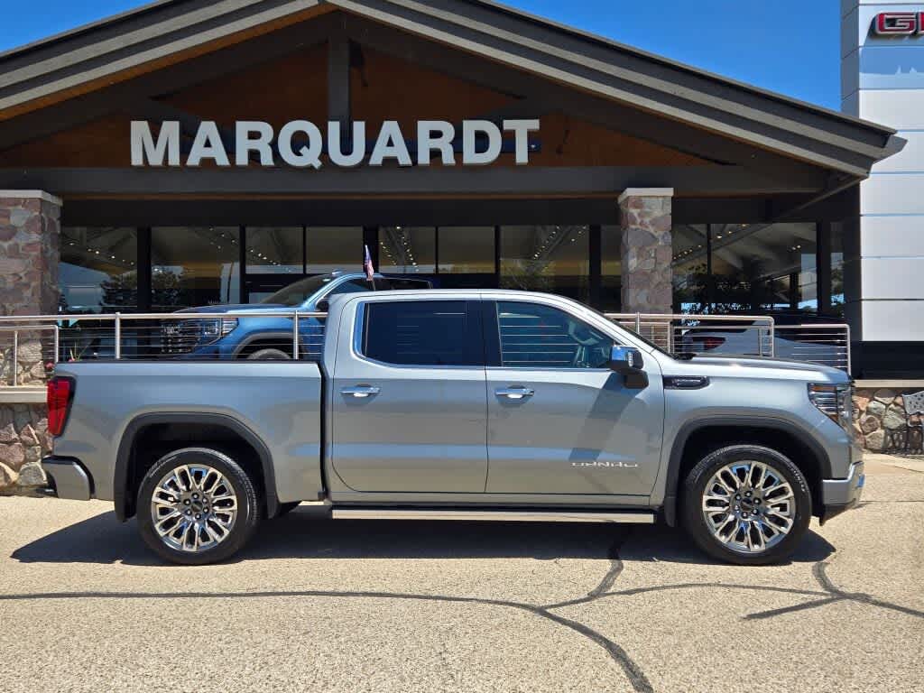 2026 GMC Sierra 1500 Denali Ultimate in Sterling Metallic — front three-quarter view