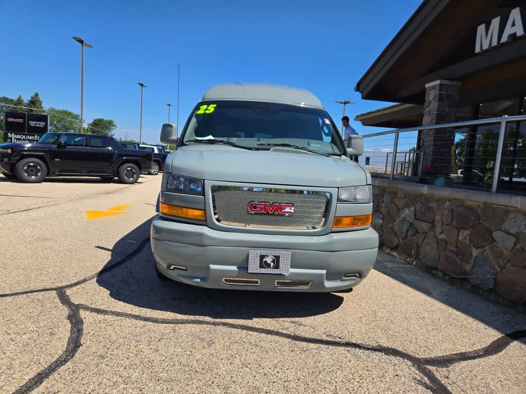 2025 GMC Savana Cargo — rear three-quarter view