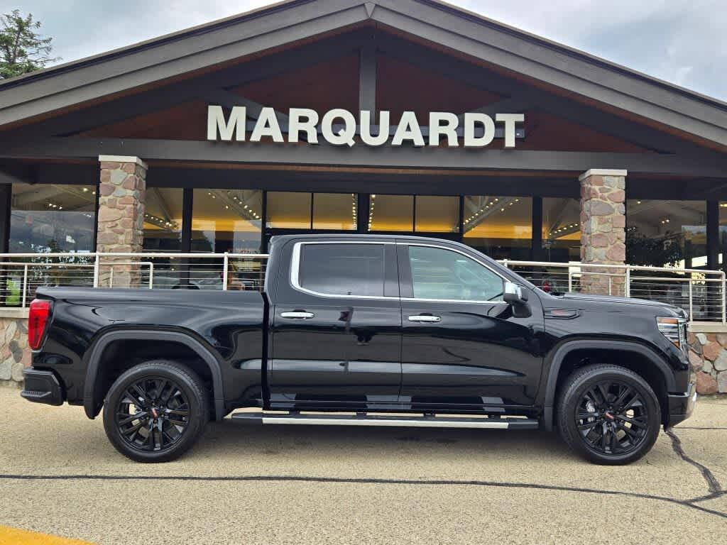 2026 GMC Sierra 1500 Denali in Onyx Black — front three-quarter view
